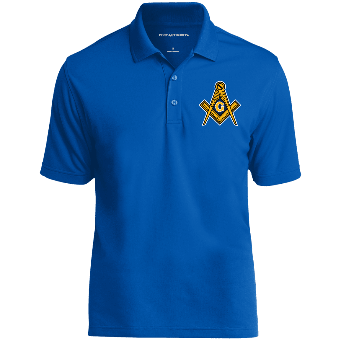 Masonic Freemason Embroidery Masonic Polo Shirt - Image 4