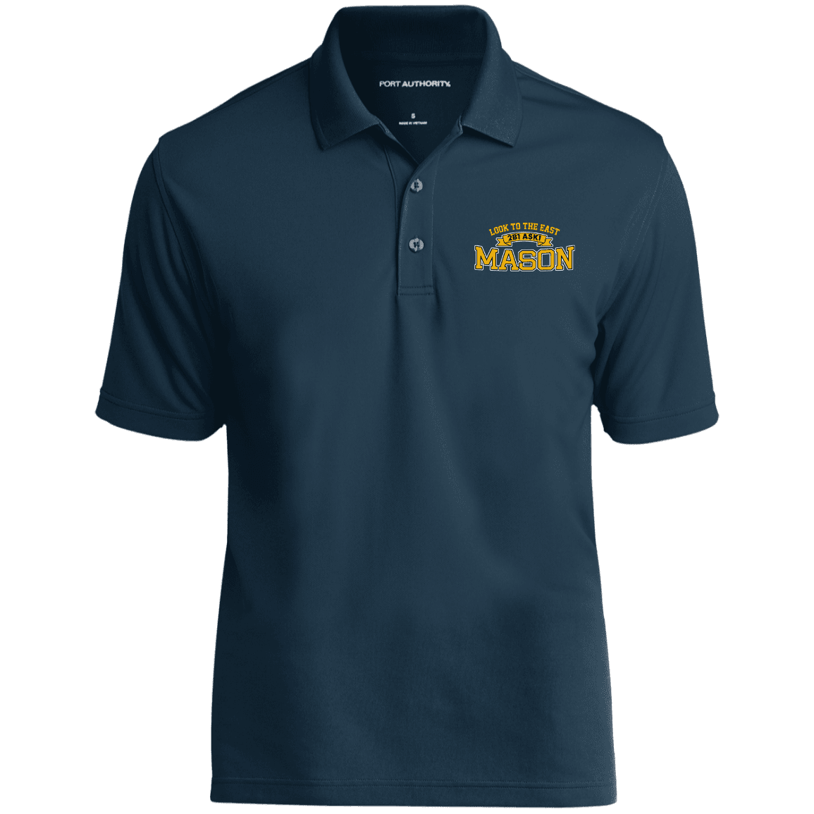 2B1ASK1 Embroidery Masonic Polo Shirts - Image 3