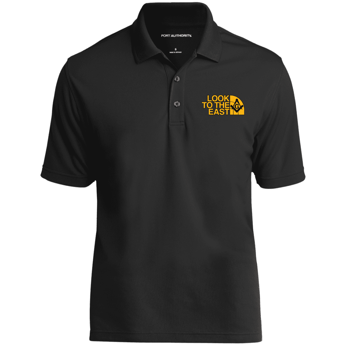 Look To The East Masonic Polo Shirt