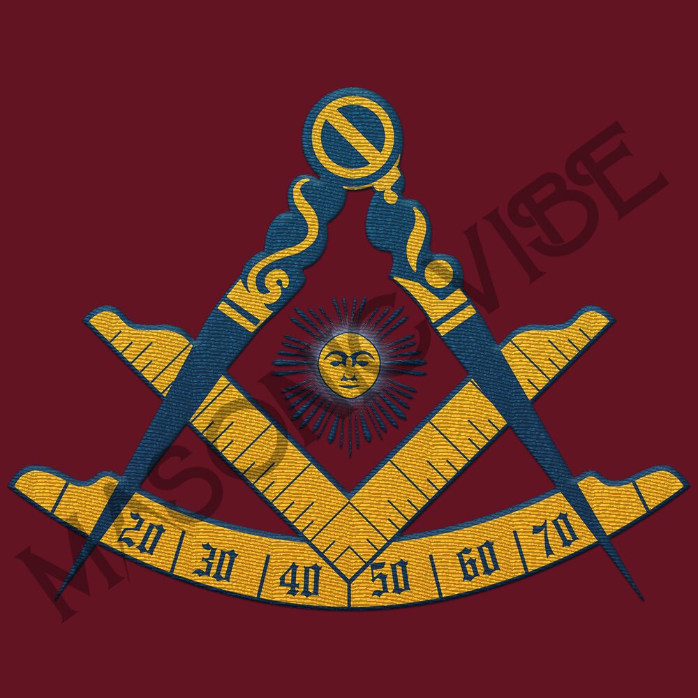 Past Master Embroidery Masonic Jacket 1 - Image 8