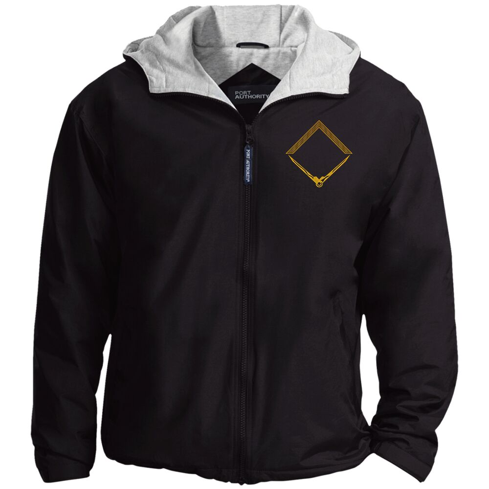 Square and Compass Embroideried Masonic Jacket - Image 3