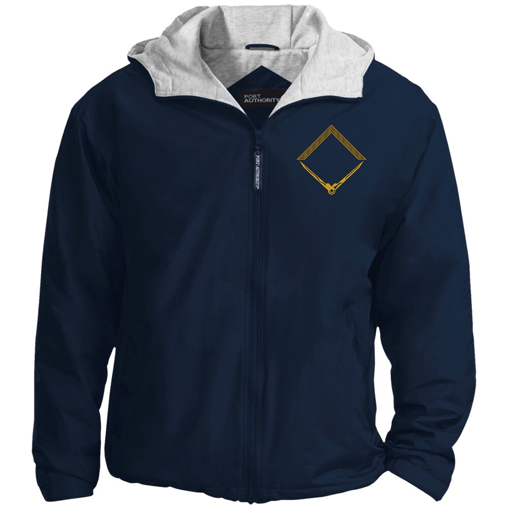 Square and Compass Embroideried Masonic Jacket - Image 4
