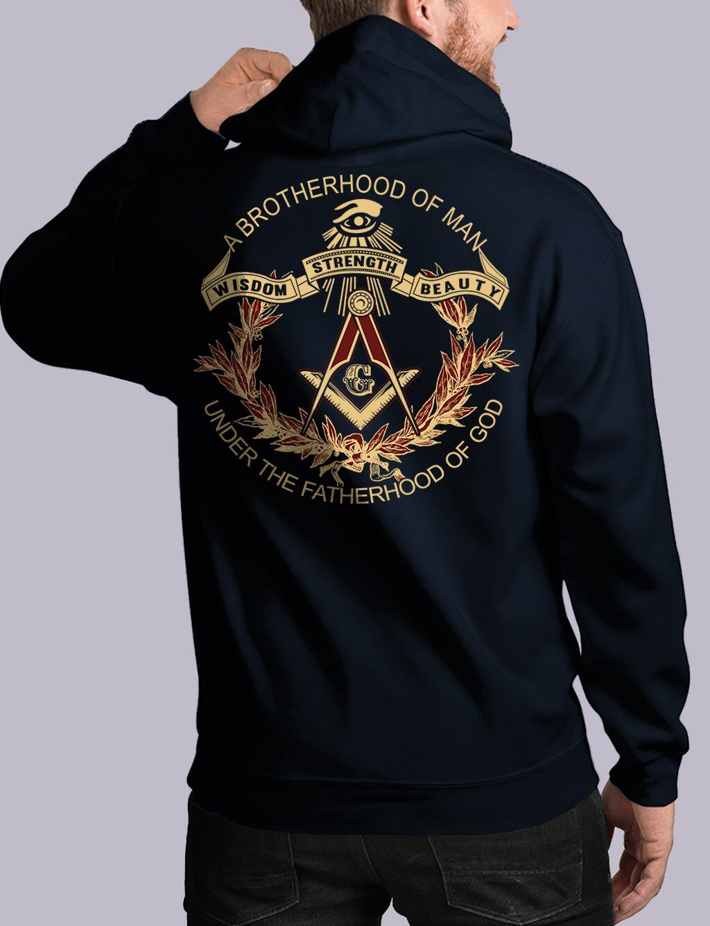 A Brotherhood Of Man Freemason Hoodie - Image 2