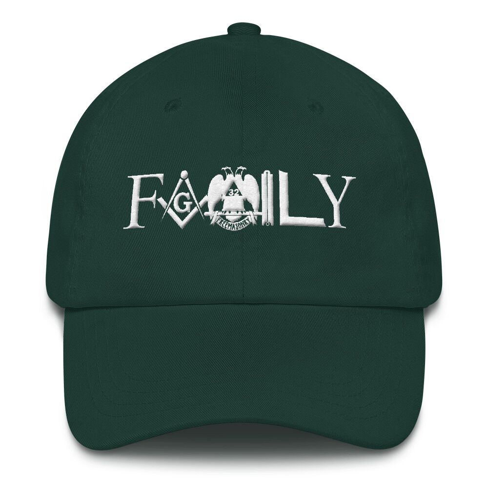 FAMILY Freemasons Embroidery Masonic Hat - Image 2