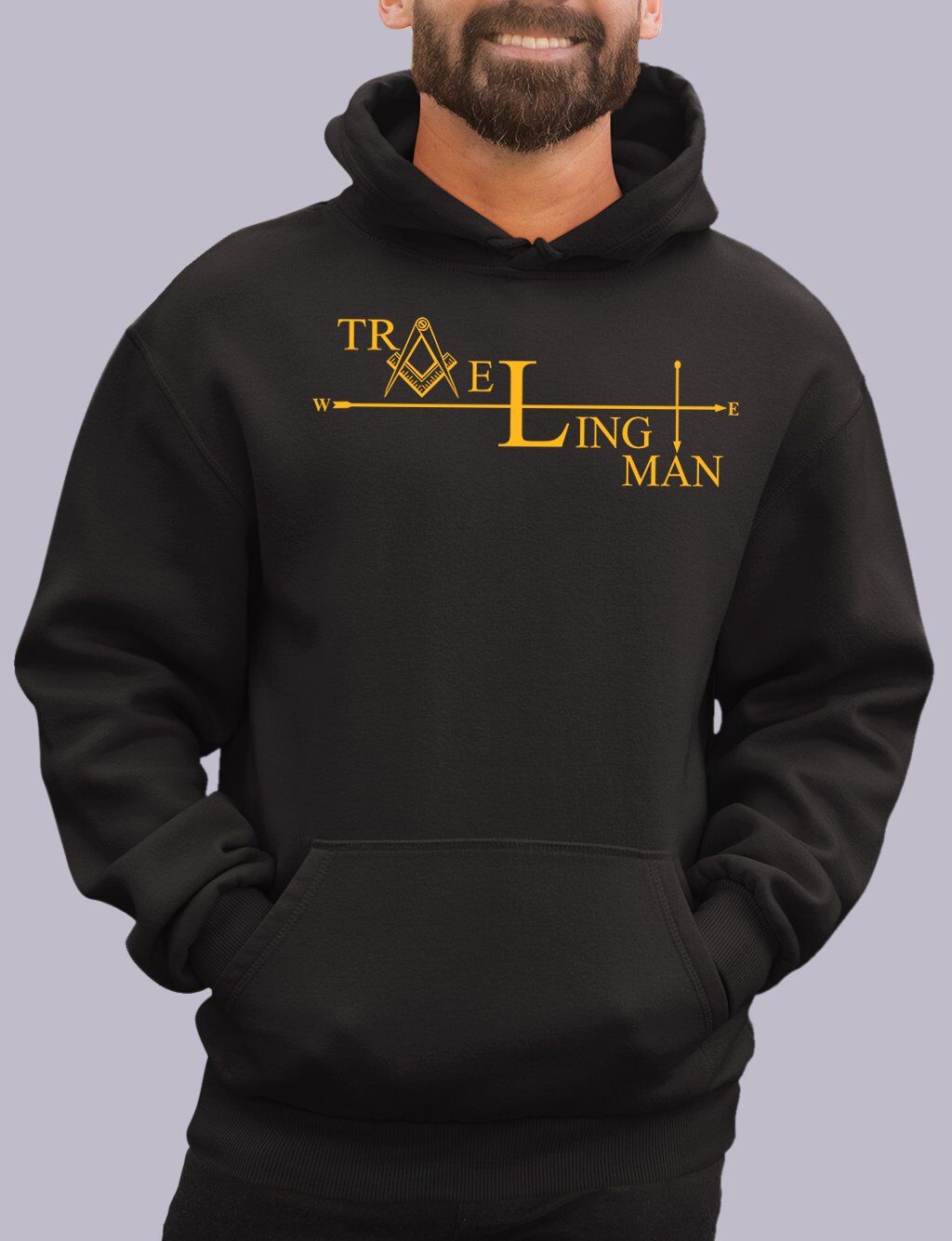 Traveling Man Masonic Hoodie