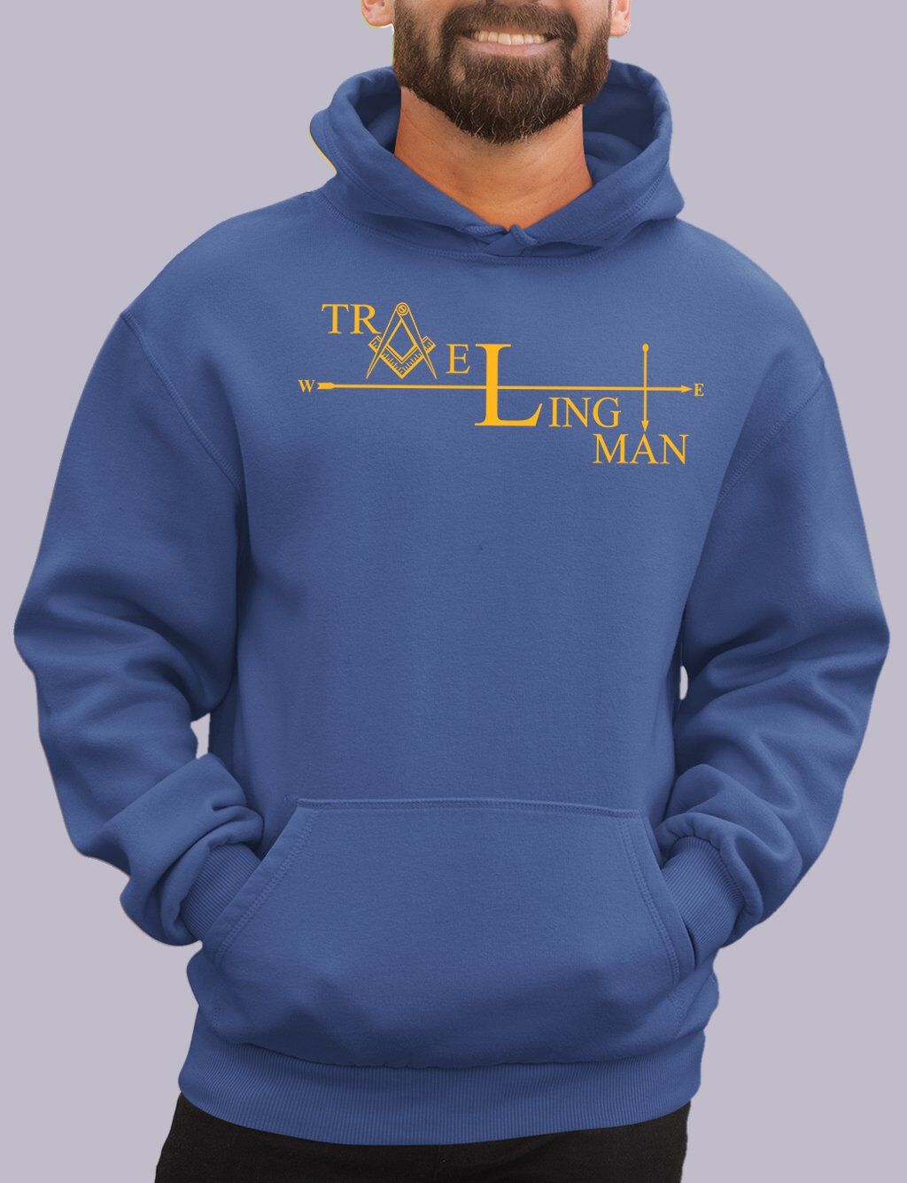Traveling Man Masonic Hoodie - Image 5
