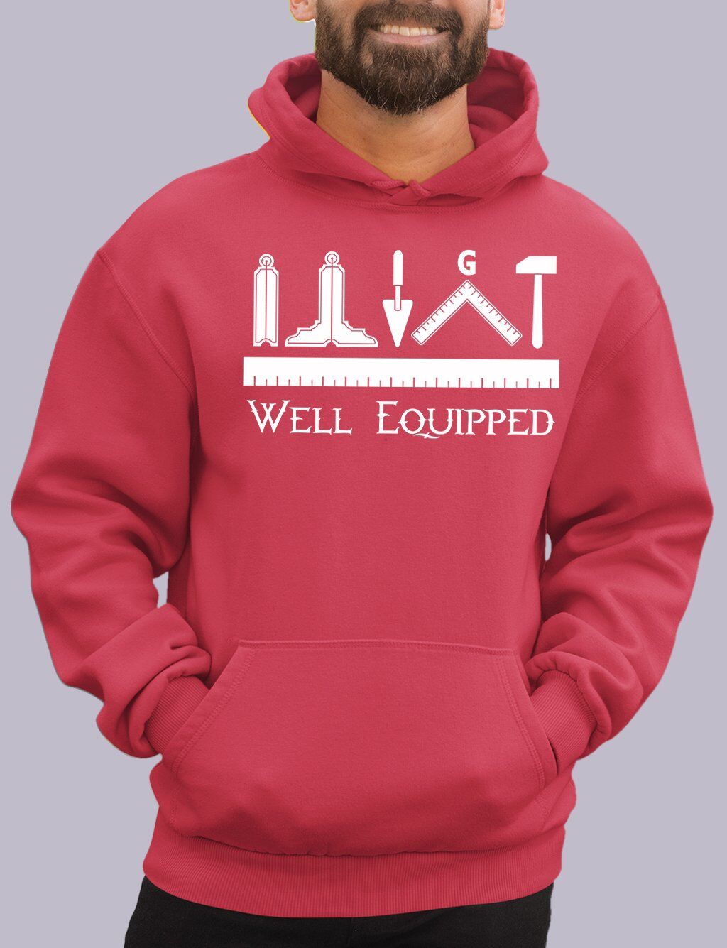 Well Equipped Masonic Hoodie - Image 4