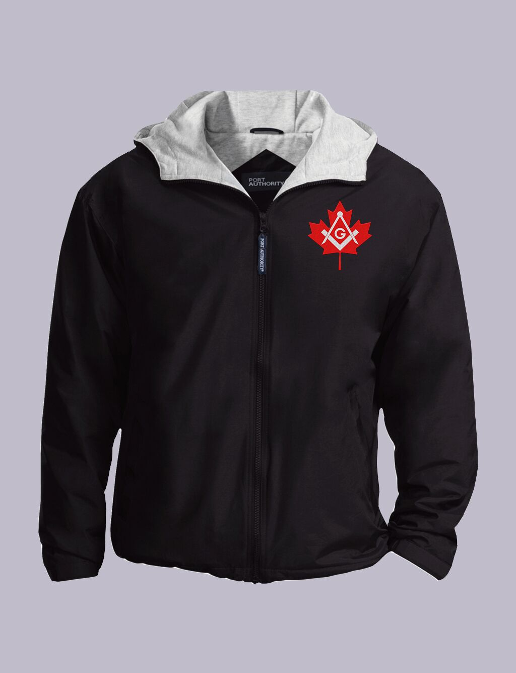 Canadian Freemasons Embroidered Jacket Black