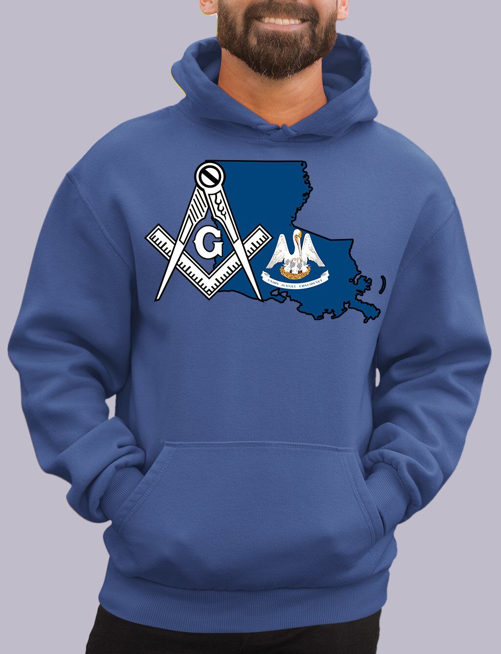 Louisiana Masonic Hoodie - Image 5