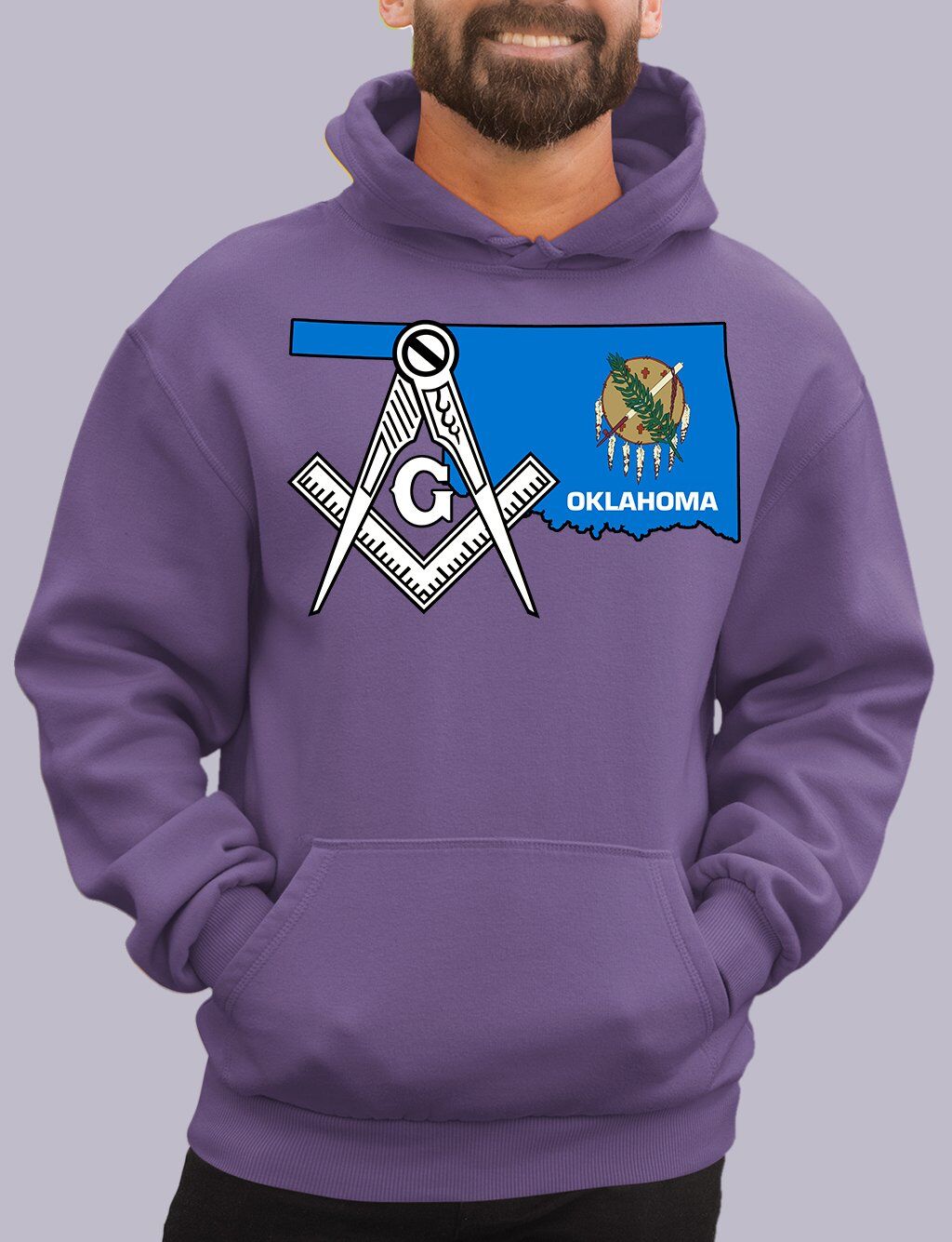 Oklahoma Masonic Hoodie - Image 3