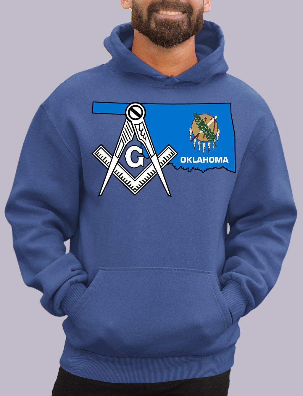 Oklahoma Masonic Hoodie - Image 5