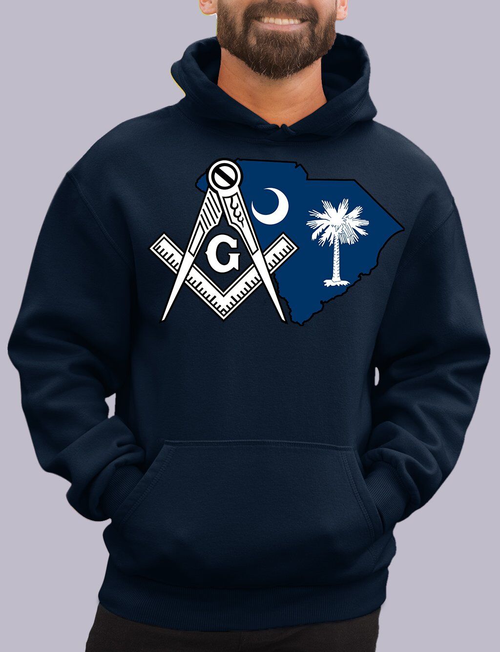 South Carolina Masonic Hoodie - Image 2