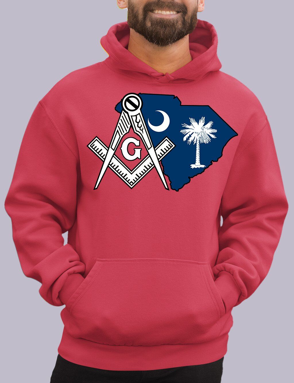 South Carolina Masonic Hoodie - Image 4