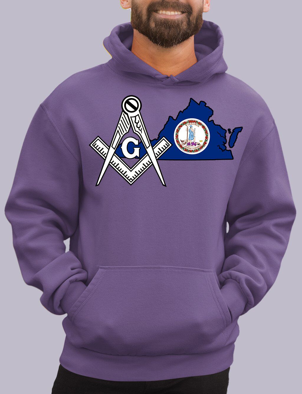 Virginia Masonic Hoodie - Image 3