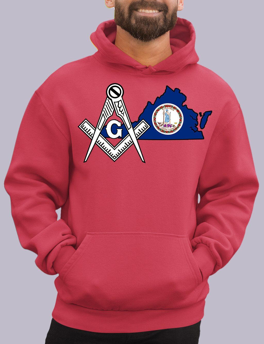 Virginia Masonic Hoodie - Image 4