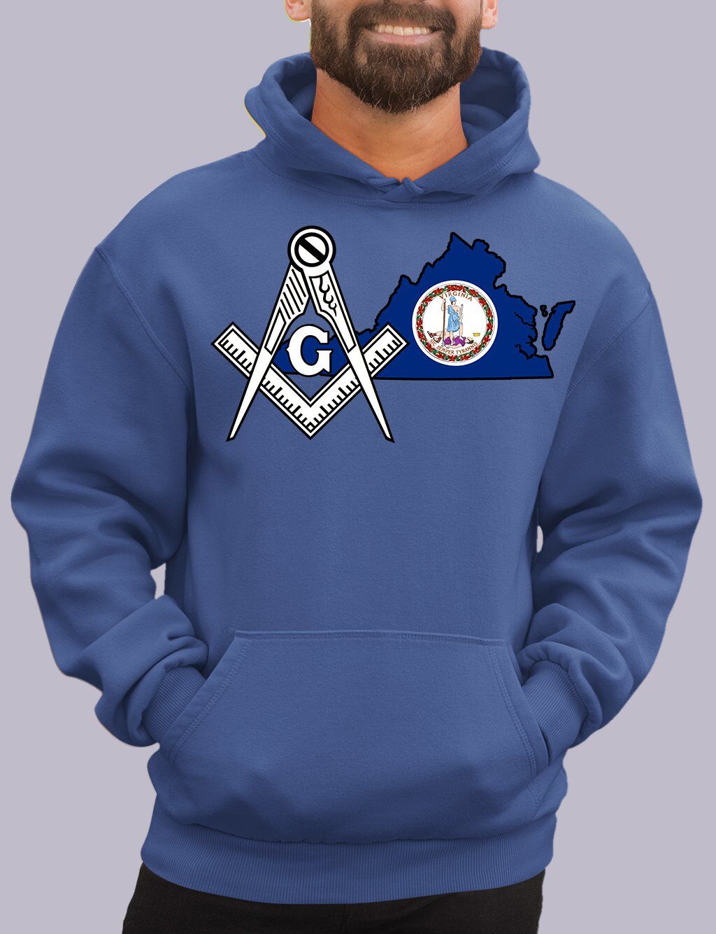 Virginia Masonic Hoodie - Image 5