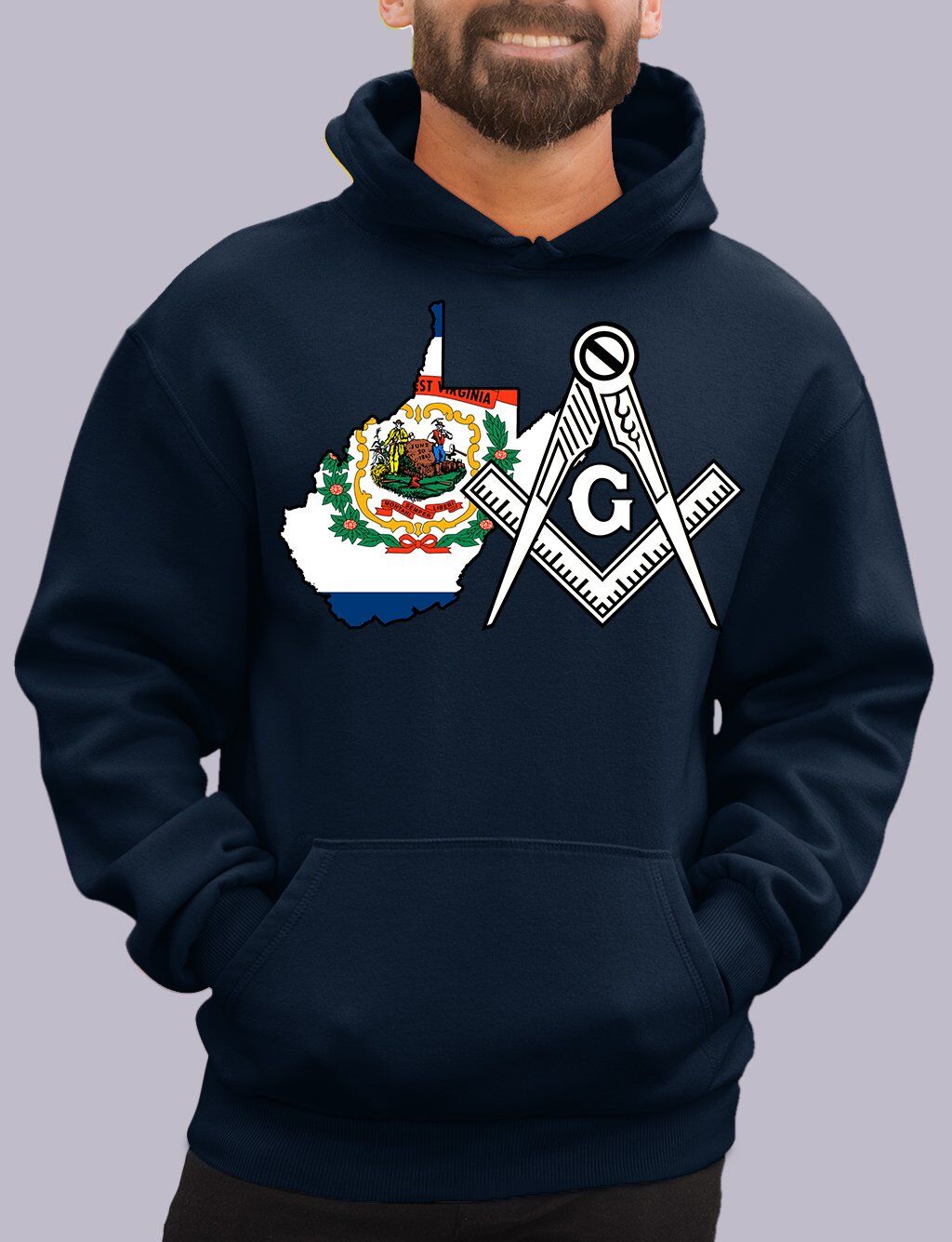 West Virginia Masonic Hoodie - Image 2
