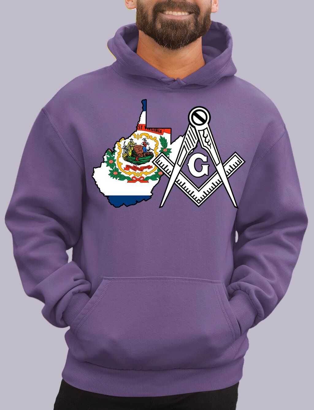 West Virginia Masonic Hoodie - Image 3