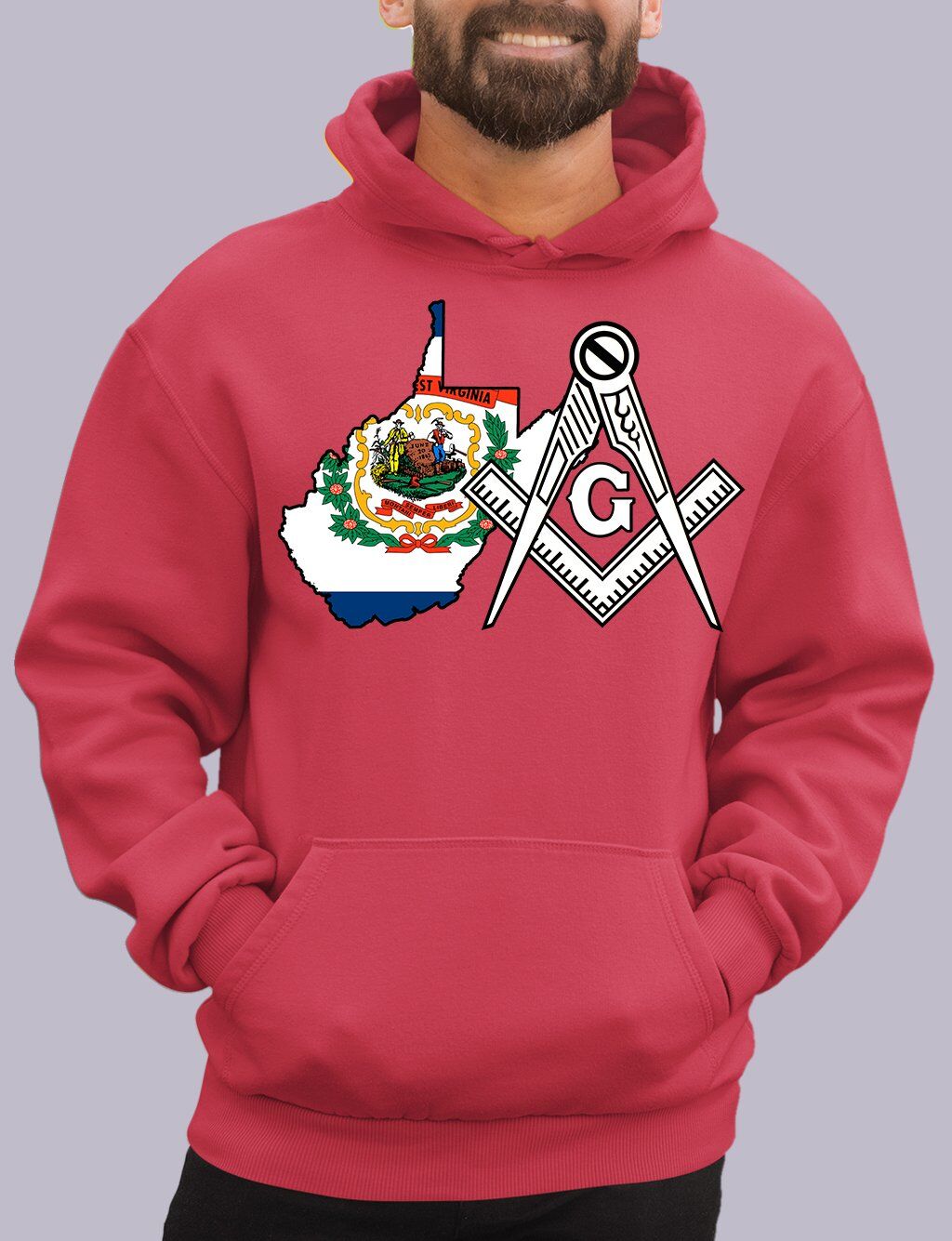 West Virginia Masonic Hoodie - Image 4