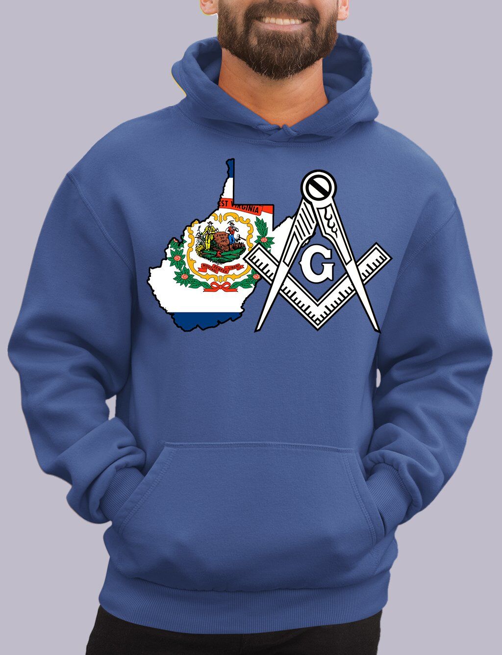 West Virginia Masonic Hoodie - Image 5