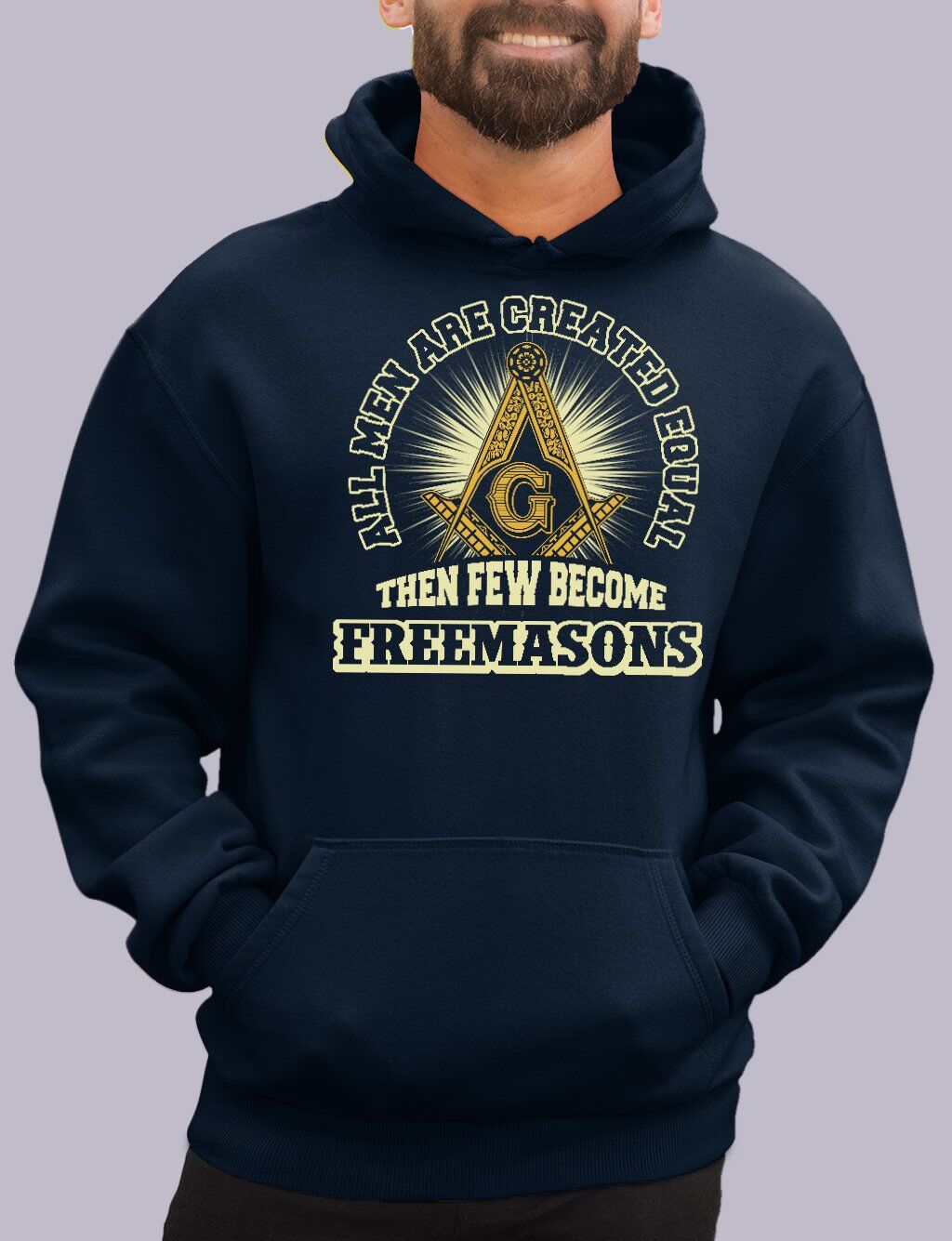 All Men Are Created Equal Masonic Hoodie - Image 2