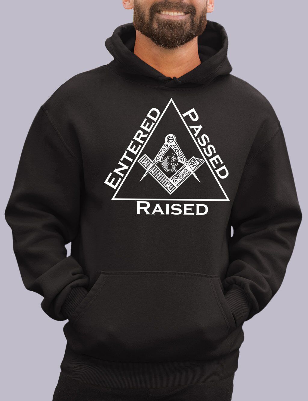 Entered Passed Raised Masonic Hoodie