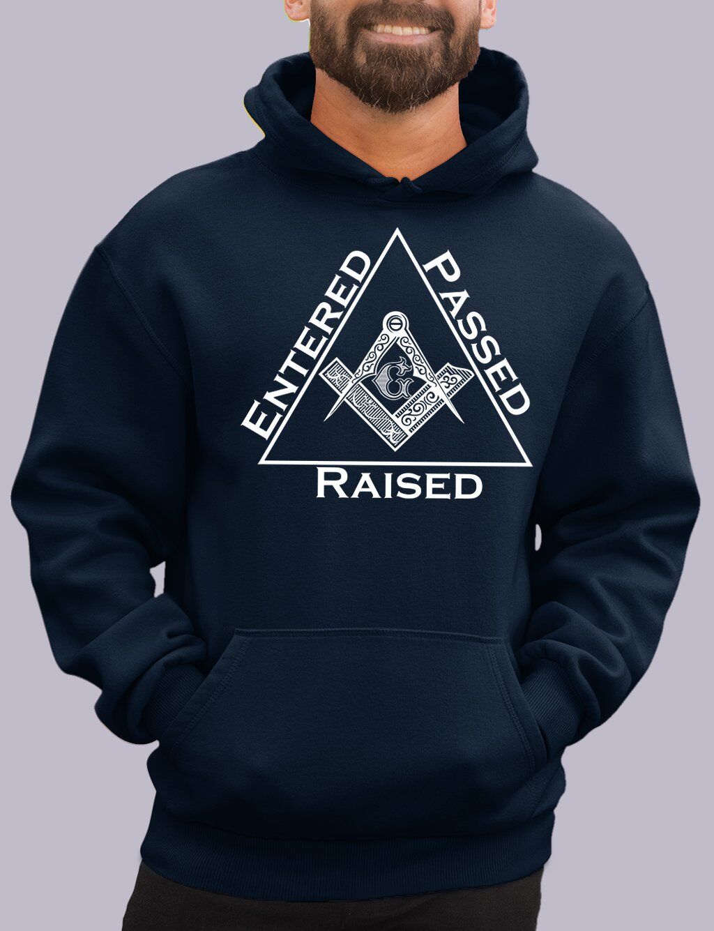 Entered Passed Raised Masonic Hoodie - Image 2