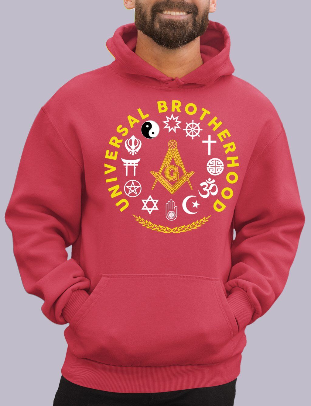 Universal Brotherhood Masonic Hoodie - Image 4