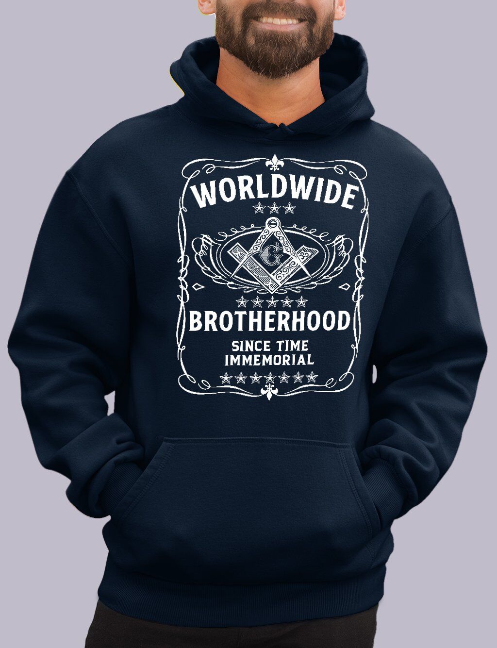 Worldwide Brotherhood Masonic Hoodie - Image 2