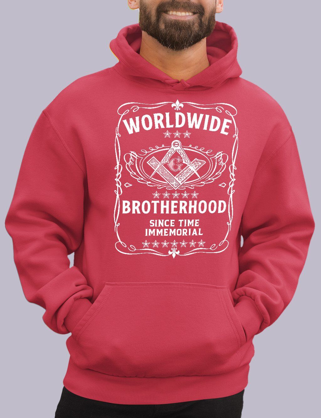Worldwide Brotherhood Masonic Hoodie - Image 4