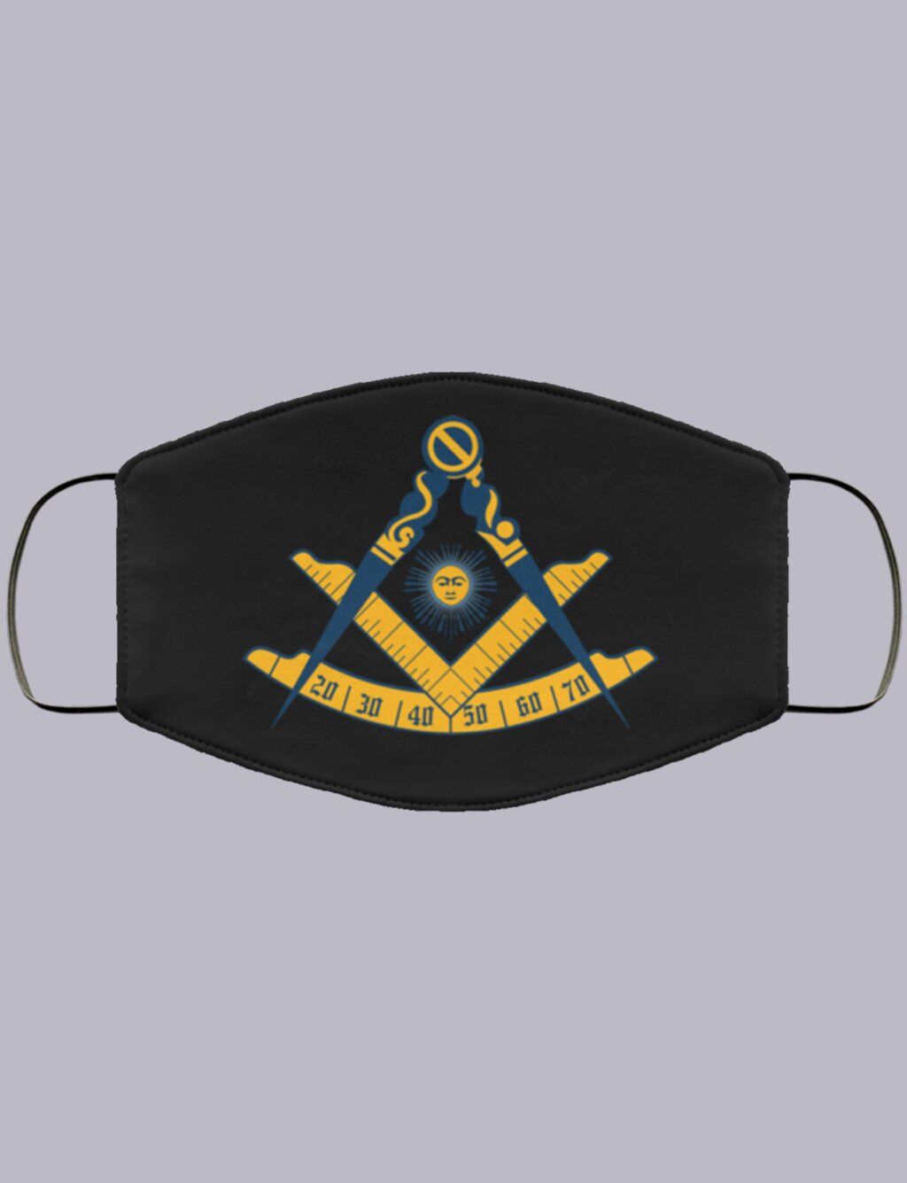 Past Master Masonic Face Mask 1
