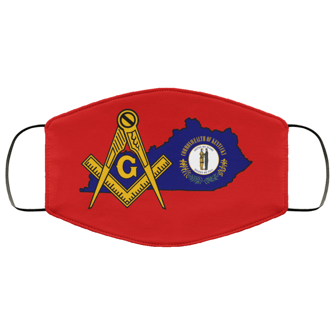 Kentucky Masonic Face Mask - Image 3