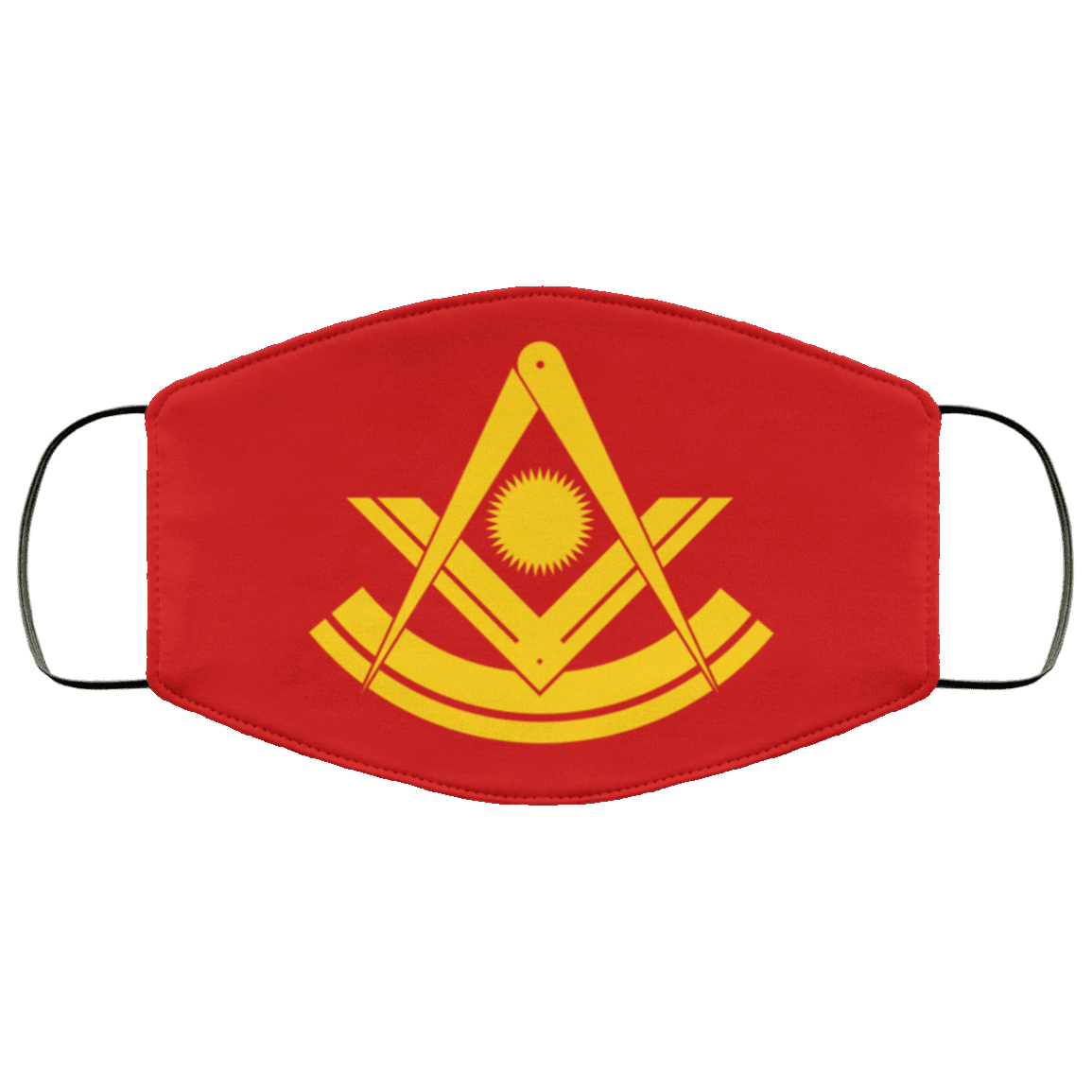 Past Master Freemason Masonic Face Mask - Image 6