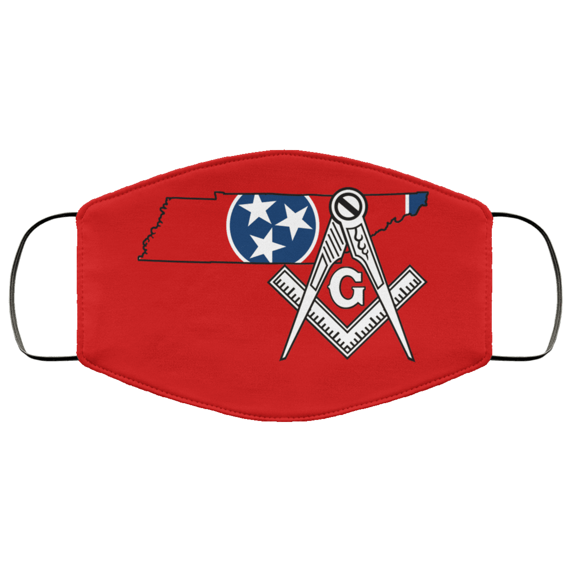 Tennessee Masonic Face Mask - Image 3