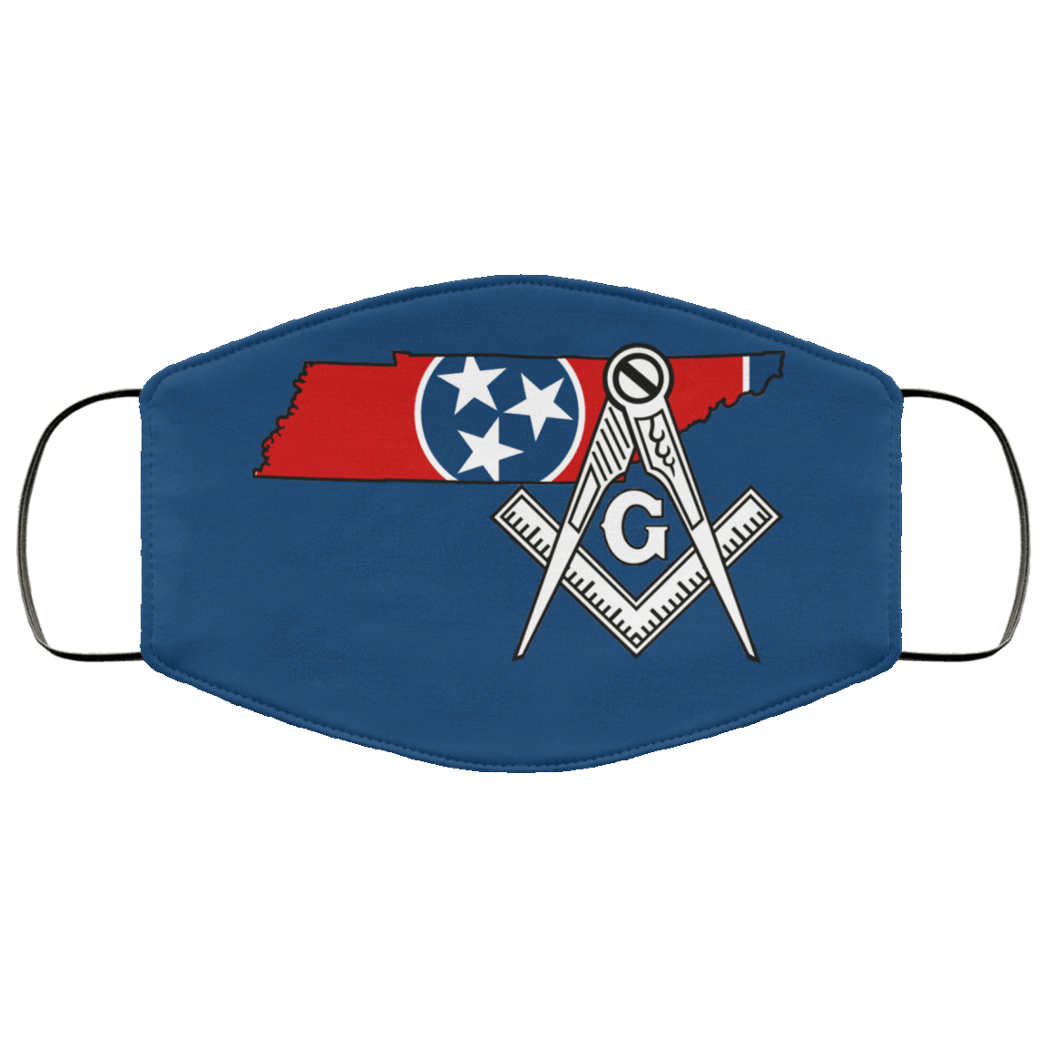 Tennessee Masonic Face Mask - Image 4