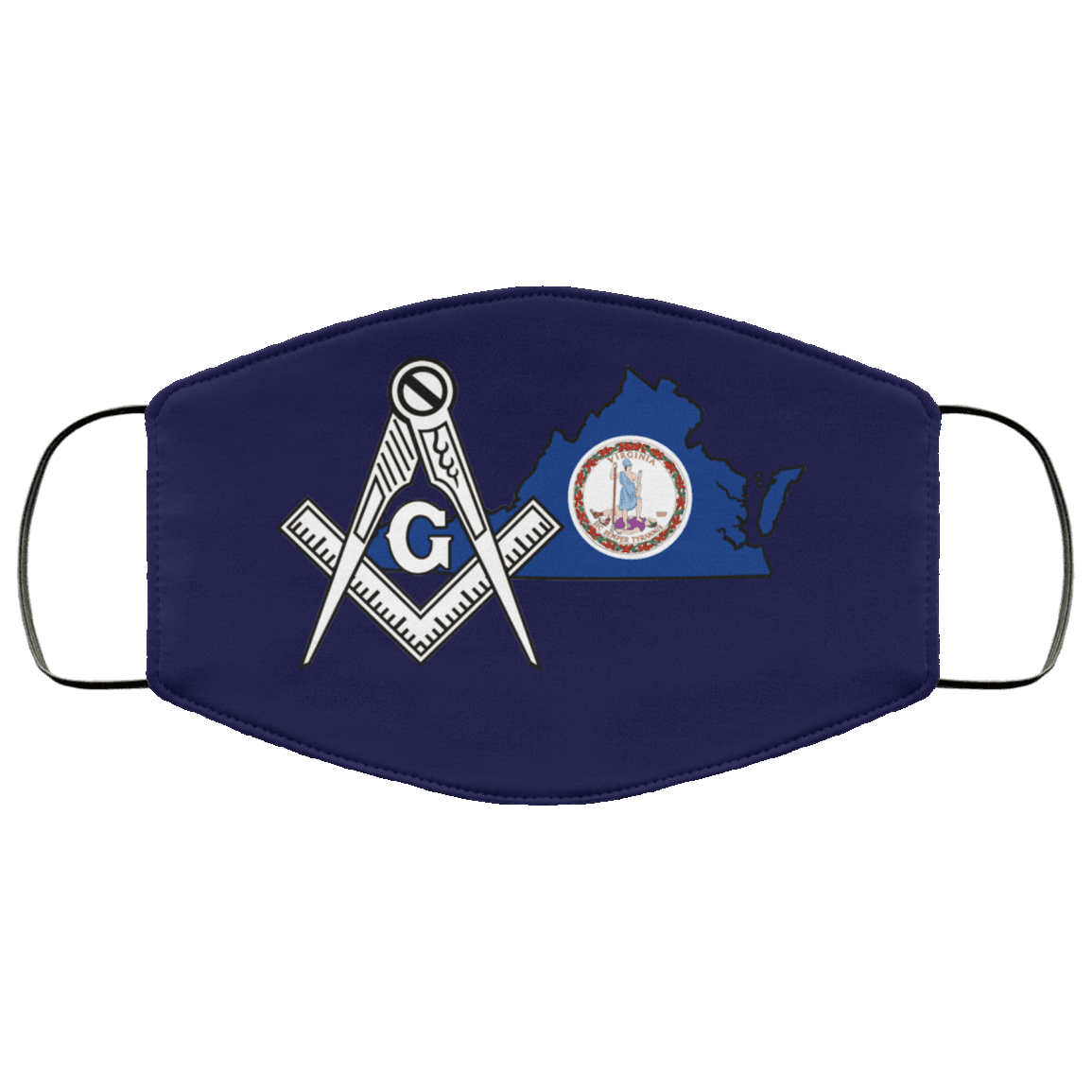 Virginia Masonic Face Mask - Image 2