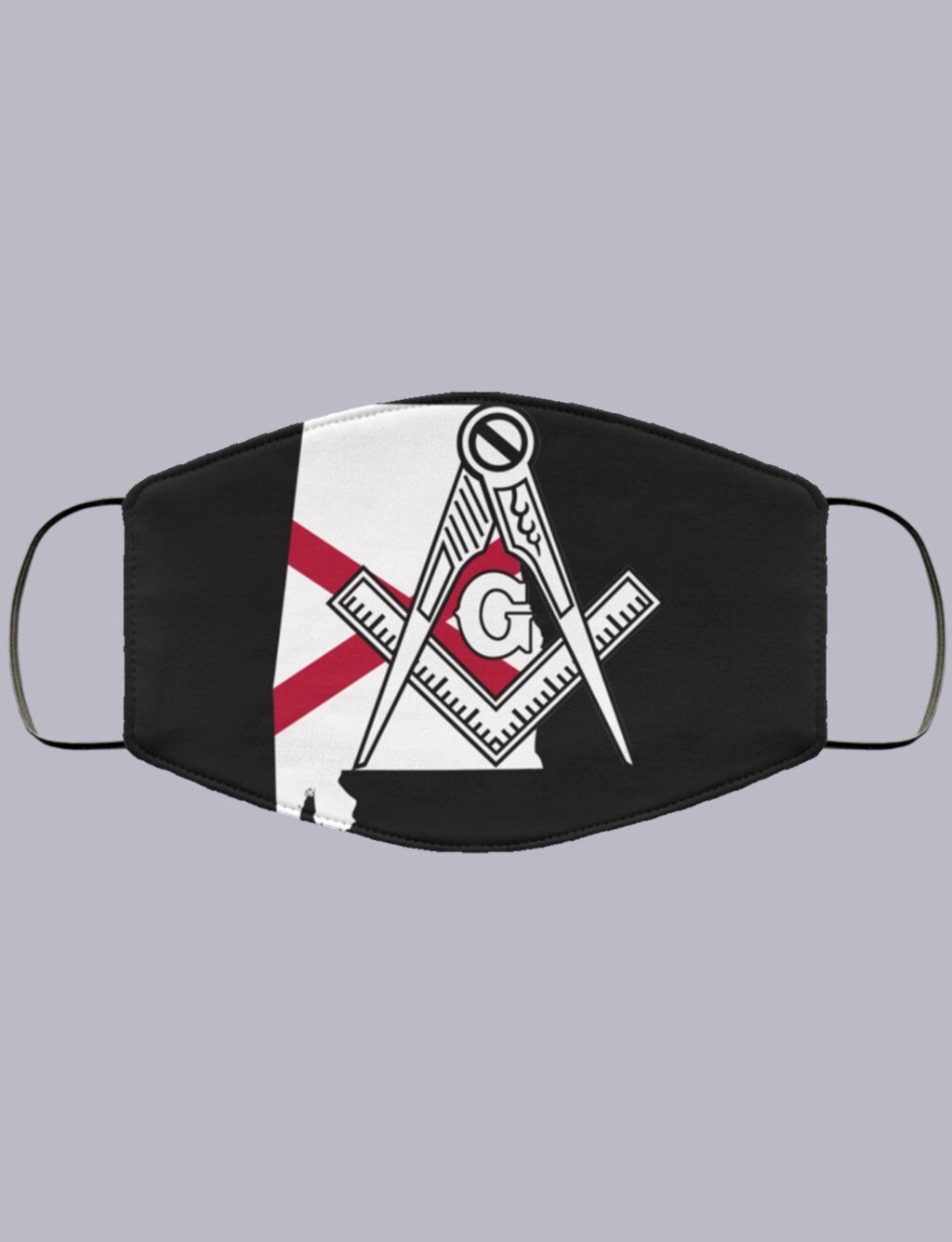 Alabama Masonic Face Mask