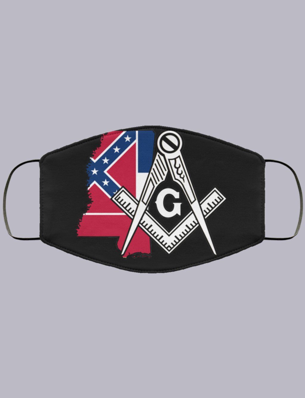 Mississippi Masonic Face Mask
