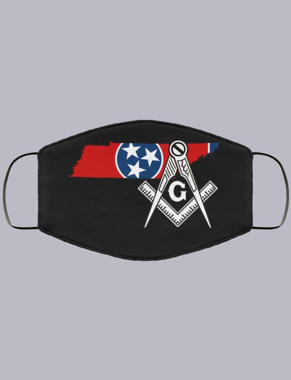 Tennessee Masonic Face Mask