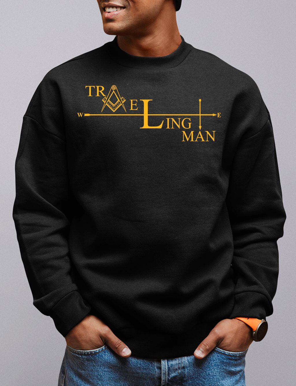 Traveling Man Masonic Sweatshirt