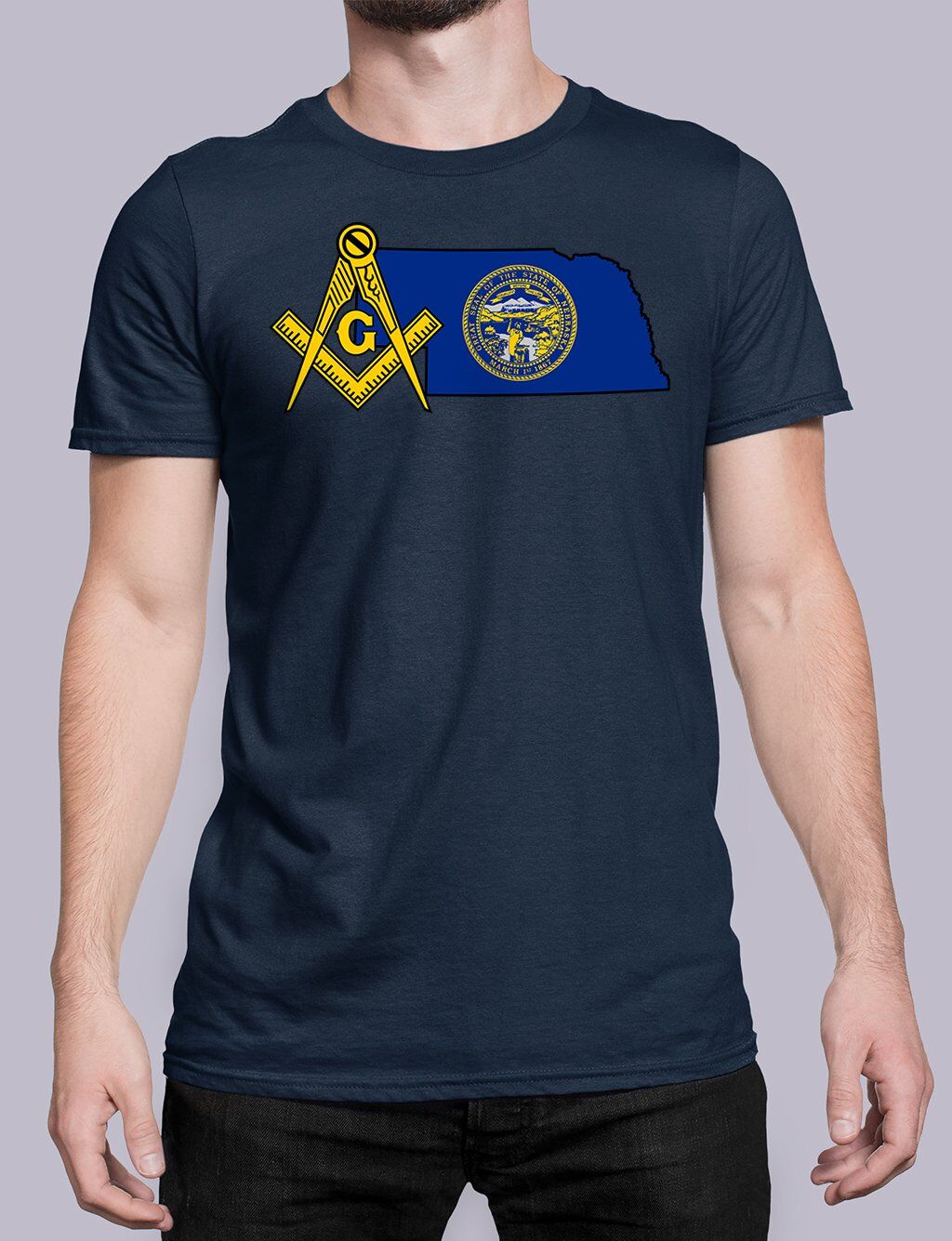 Nebraska Masonic Tee - Image 2