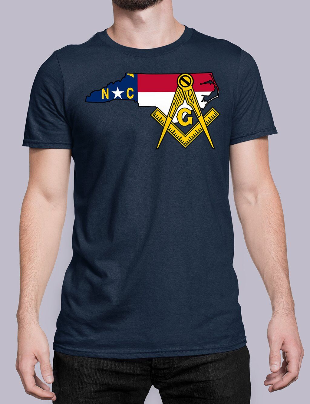 North Carolina Masonic Tee - Image 2