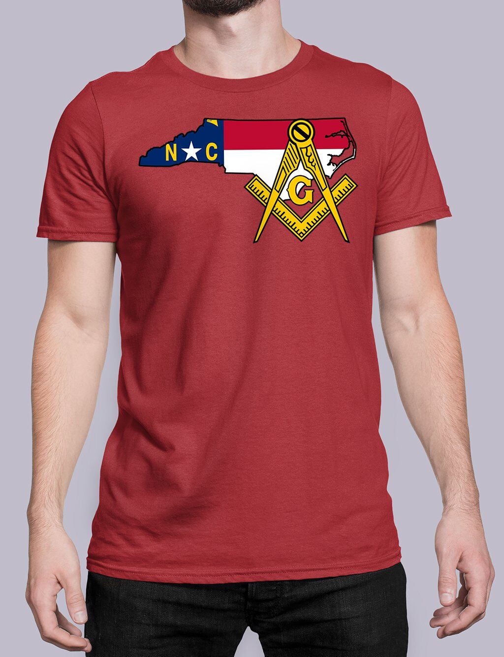 North Carolina Masonic Tee - Image 4