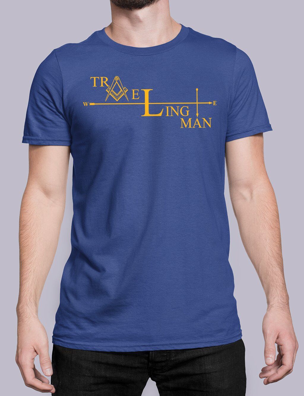 Traveling Man Masonic T-shirt - Image 5