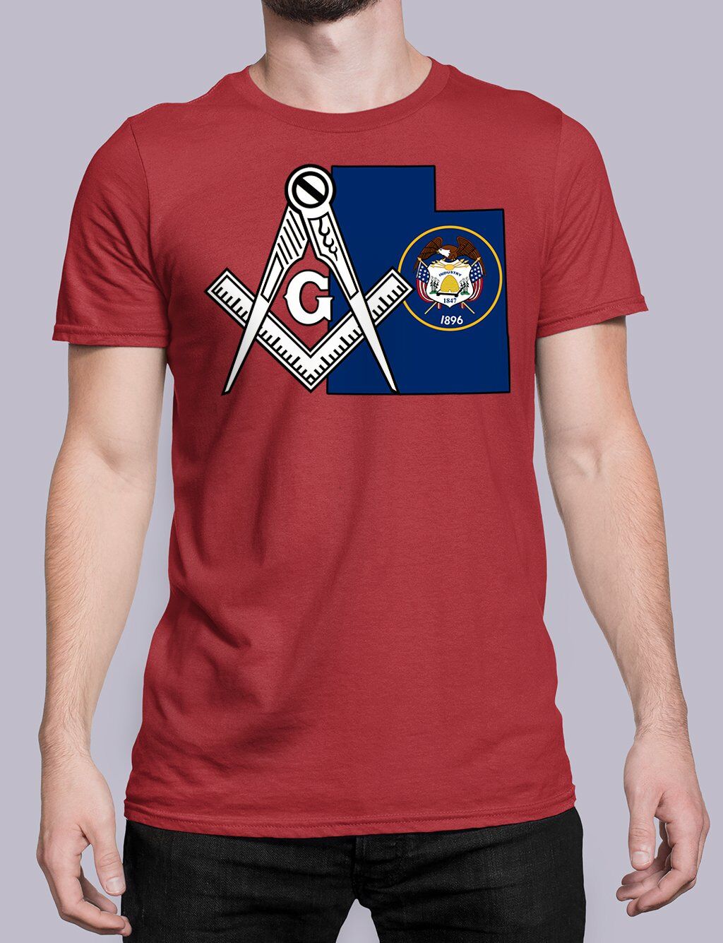Utah Masonic Tee - Image 4