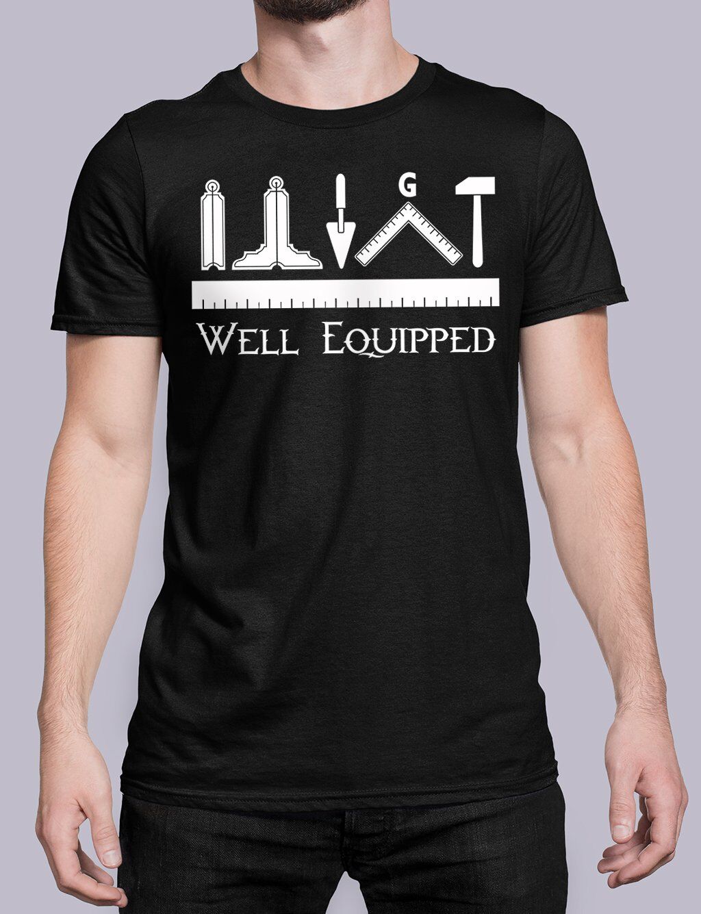 Well Equipped Masonic T-shirt