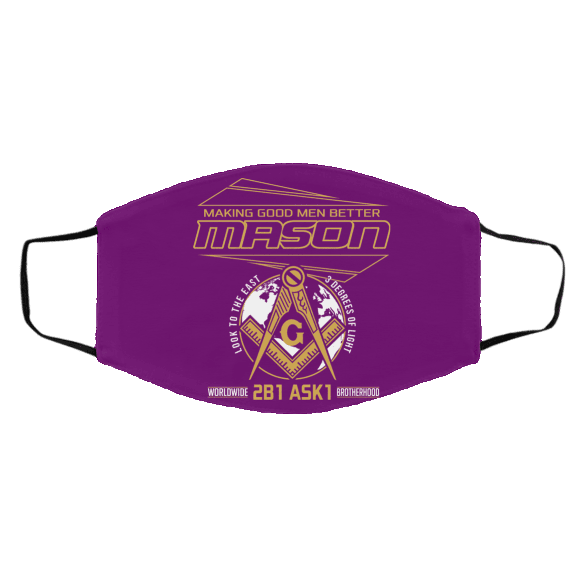 Look To The East 3 Degrees Of Light Face Mask - Image 3