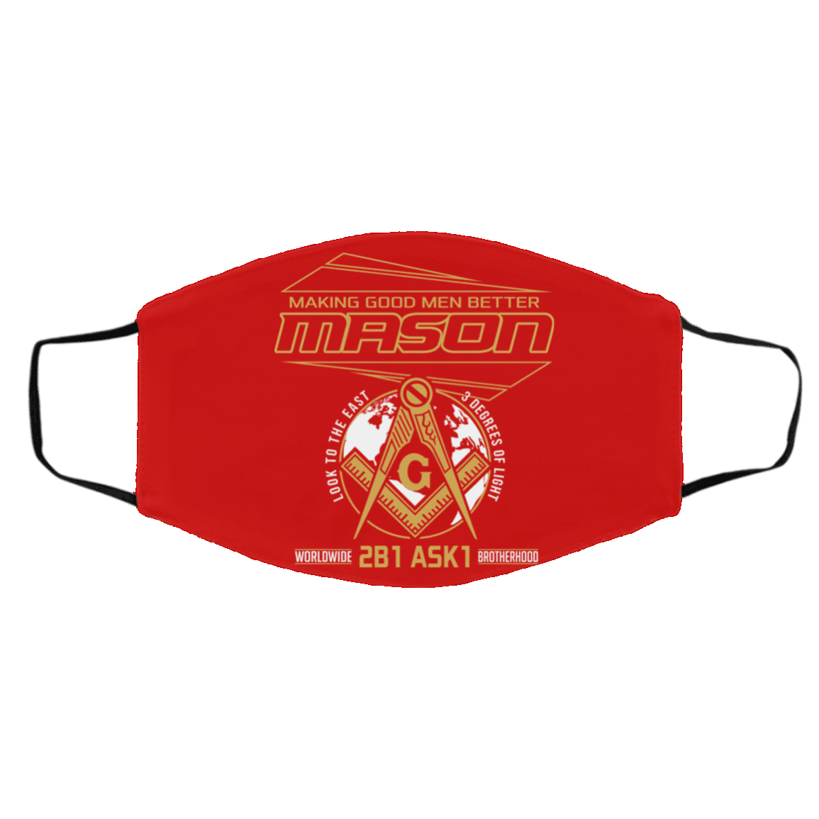 Look To The East 3 Degrees Of Light Face Mask - Image 4