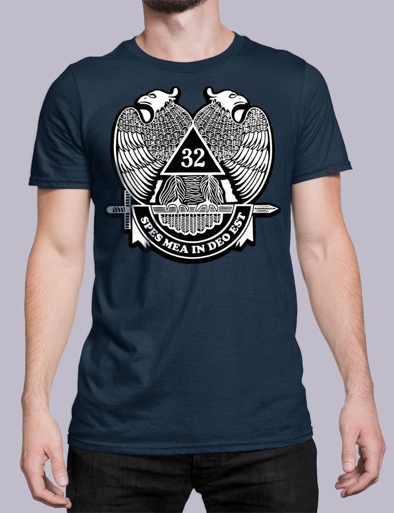 32nd Degree Scottish Rite Masonic T-shirt - Image 2