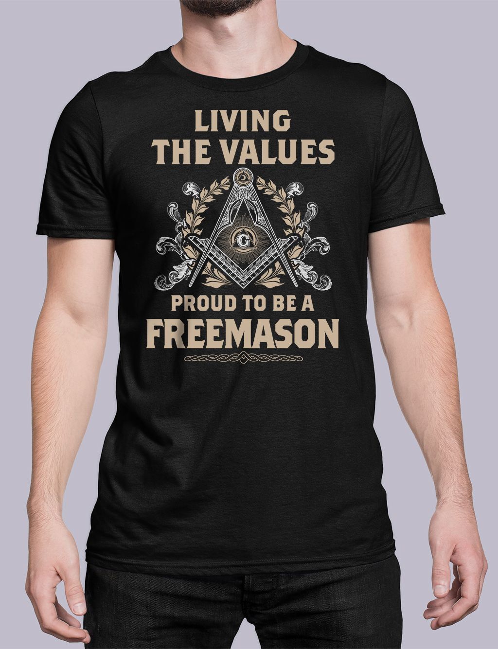 Living The Values Masonic T-shirt